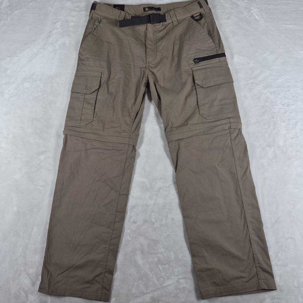B.C. Clothing Convertible Pants Men's Medium x 30" Inseam Cargo Stretch NWT
